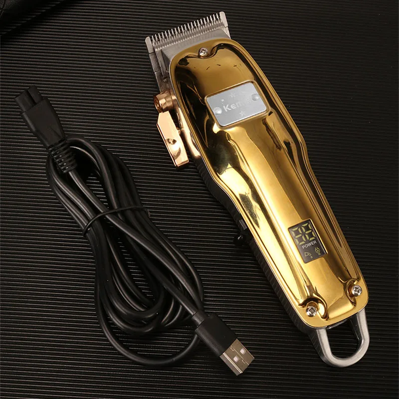 pg sem fio profissional recarregável máquina cortar cabelo corte metal