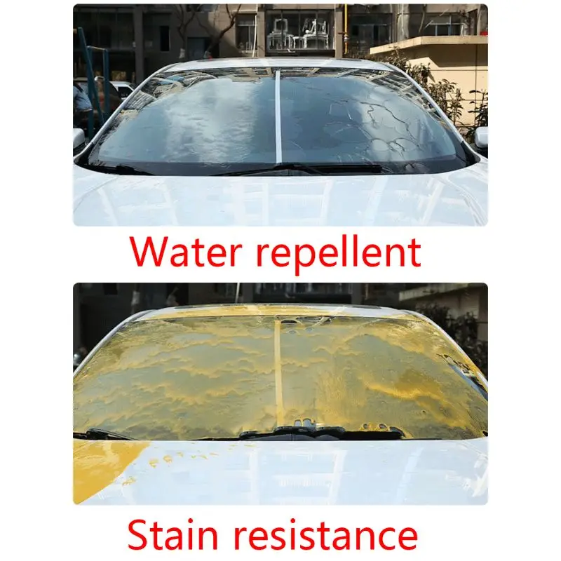  100ml Car Windshield Glass Coating Agent Hydrophobic Rain Mark Oil Film Remover |