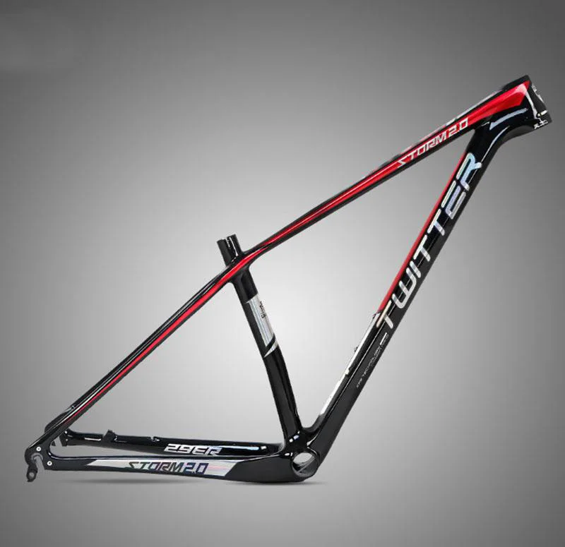 Карбоновая рама для горного велосипеда Twitter Storm2.0 27 5*15 &quot17" Велоспорт 29*15 19 &quotXC