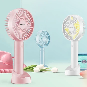 

Rostar USB handheld small fan Student Dormitory rechargeable fan portable desktop mini electric fan