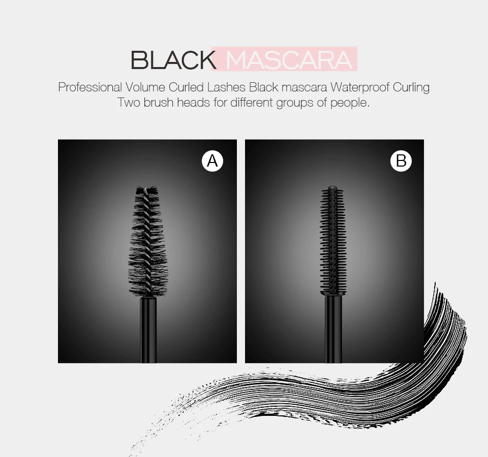 O.TWO.O Mascara Waterproof 4D Silk Fiber Curling Volume Lashes Thick Lengthening  Nourish Eyelash Extension High Quality Makeup