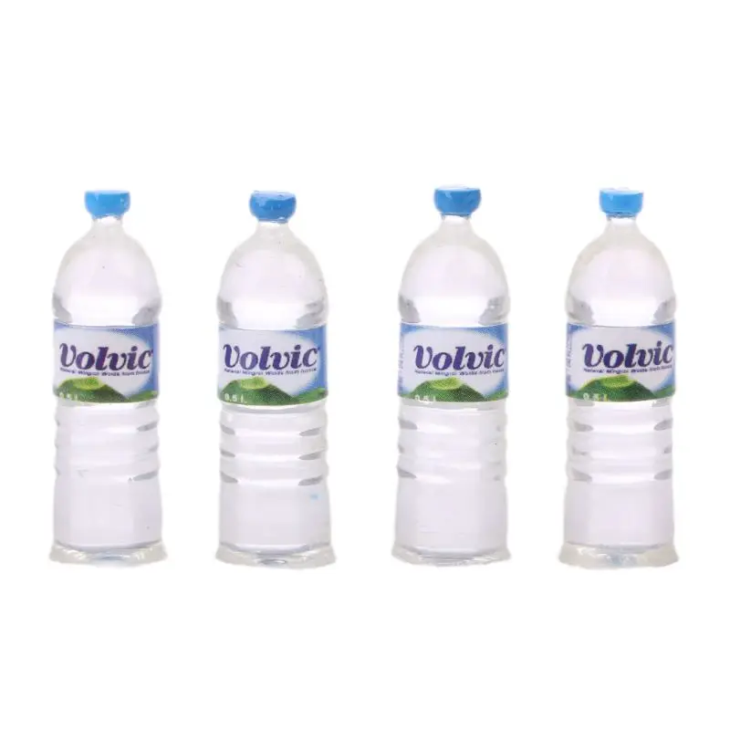

4pcs 1:12 Toy Water Bottles Set Dollhouse Miniature Drinking Accessory