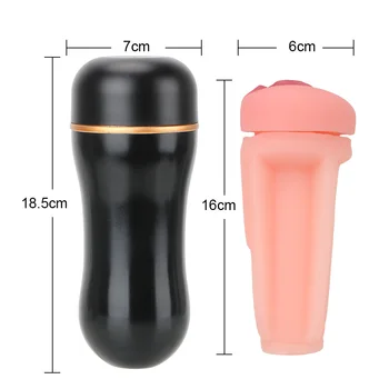 16cm Male Masturbator Vaginal For Men 18 Sexy Toys Penis Pump Glans Sucking Sex Goods Adult Vagina Real Pussy Erotic Products 6