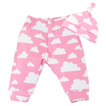 

Kavkas Baby Girls Pants Children Pink Cloud Velvet Pants Baby Full Length Trousers 0-24M