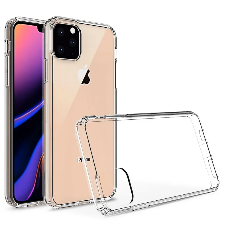 For iPhone 13 12 mini Case TPU Bumper Hard PC Acrylic Clear Hybrid Crystal Phone Cover iphone 11 Pro Max 13Pro Coque | Мобильные