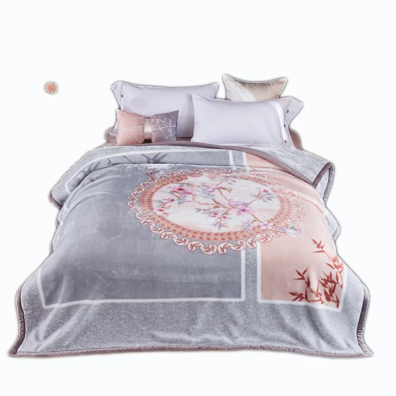 New style Chinese wedding blanket manufacturers wholesale thickened
