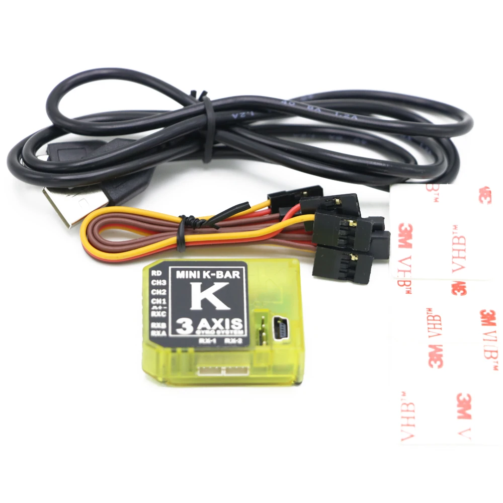 KBAR 5.3.4PRO 3-Axis Gyro K8 Flybarless Stabilization for RC Helicopter KBAR 5.3.4PRO 3-Axis Gyro K8 Flybarless Stabilization for RC Helicopter