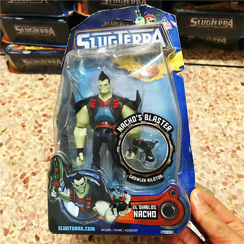 1 коробка 15 см фигурка аниме slugterra кукла из твердого ПВХ модель terra подарок для