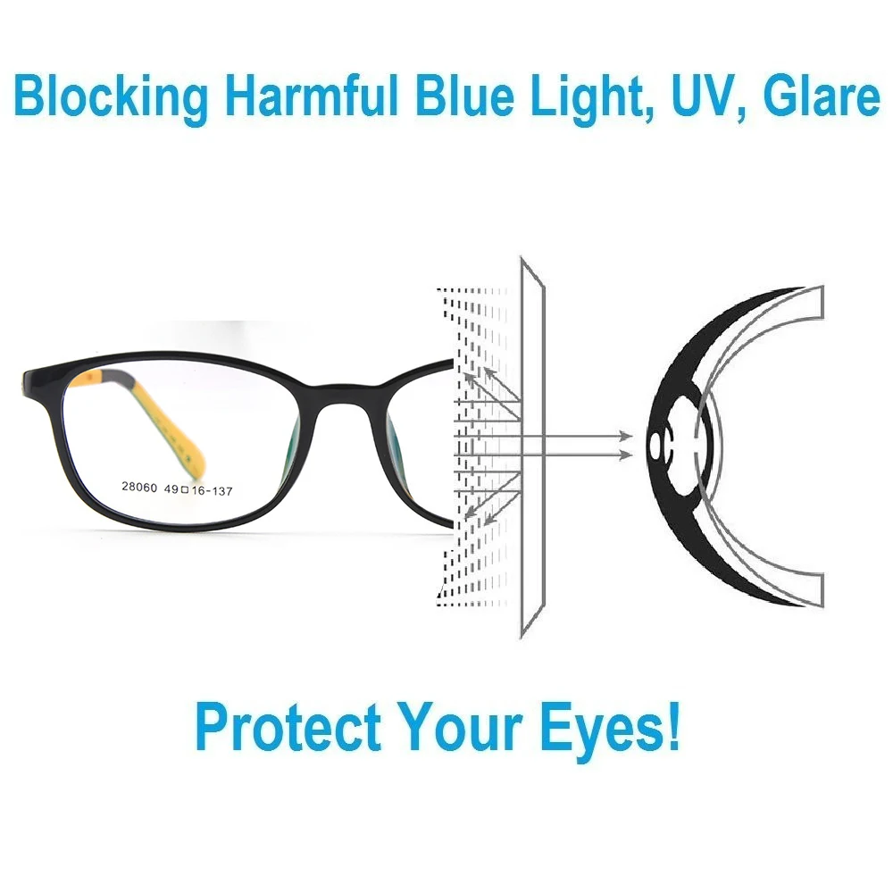 Children Anti Blue Light Glasses Boys Girls Blocking blue Ray Computer Gaming Kids Eyeglasses Flexible Filter UV Eyewear TR90