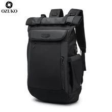 OZUKO многофункциональный мужской рюкзак, usb зарядка, рюкзаки для ноутбука, для подростка, модный школьный рюкзак, водонепроницаемый, для путешествий, Mochila