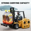 HUINA 1/10 Rc Truck Forklift Tractor Remote Control Car crawler 8 Ch Rc Machine Engineering Cars On Radio Station Boy Toys 4