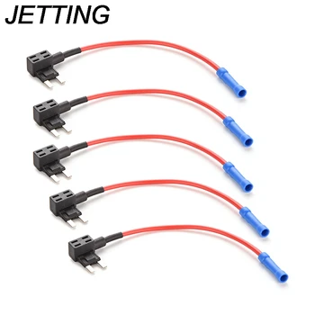 

2/5Pcs Mini Blade Fuse Tap Holder Add A Circuit Line ATM APM Car Truck Motorcycle Motorbike Car Accessories Wholesale