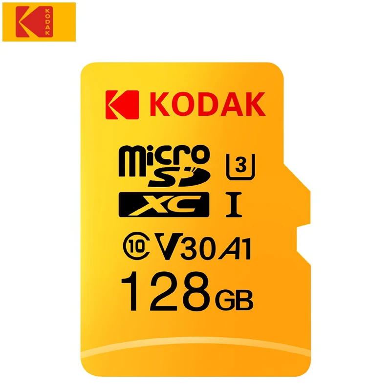 

KODAK Micro SD Card 128GB 64GB 32GB 16GB U1 Class 10 Memory Card 256GB 512GB U3 Tarjeta Micro SD 4K TF Card High Speed SD Card