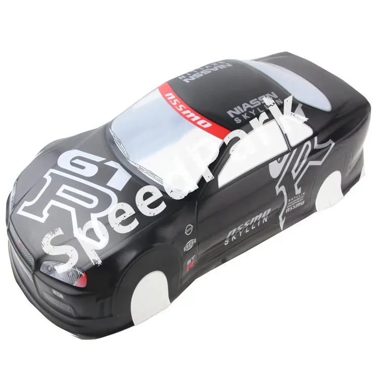 2шт Skyline GTR R34 синий/желтый/черный 1/10 1:10 ПВХ Окрашенный корпус 190 мм Колесная база