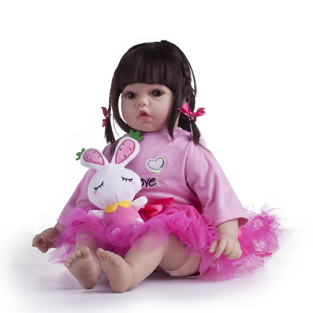 2" 55 см Reborn Baby Doll куклы реалистичные мягкие силиконовые настоящие мягкие сенсорные игрушки подарки для детей силиконовые куклы игрушки для девочек