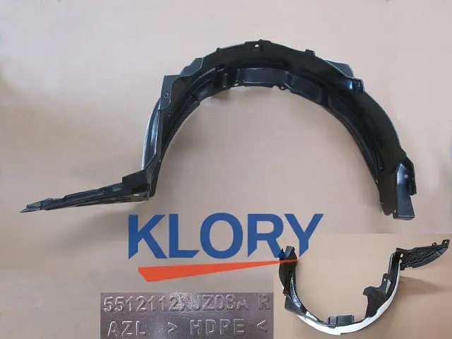 Колеса брызговик в сборе для Great wall voleex C50 OEM: 5512111XJZ08A 5512112XJZ08A 5512115XJZ08A 5512116XJZ08A - Цвет: front right