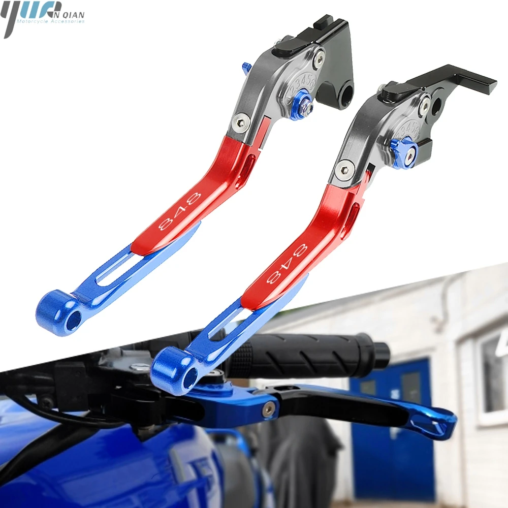 Для Ducati 848 8 48 8-48 2007 2008-2013 CNC алюминиевые регулируемые, для гонок мотоцикла тормозные рычаги сцепления аксессуары для мотоциклов