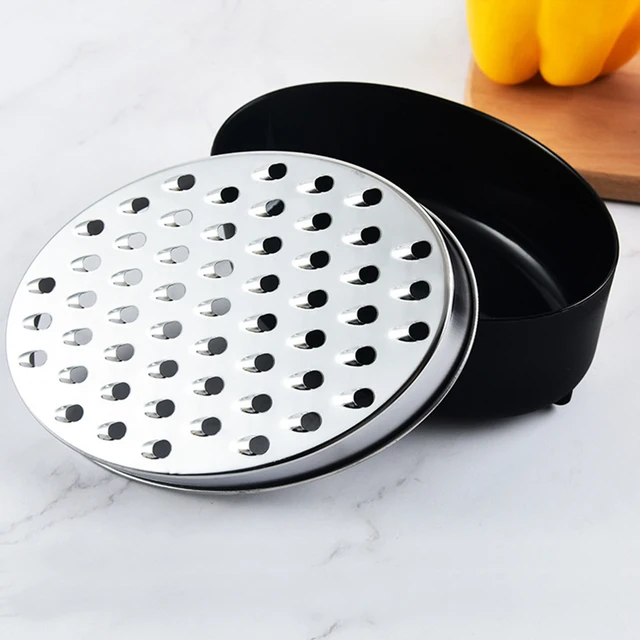 Cheese Grater Easy Clean Kitchen Oval Box Stainless Steel Slicer Container  Fruits Multifunctional Vegetables Practical Quick New