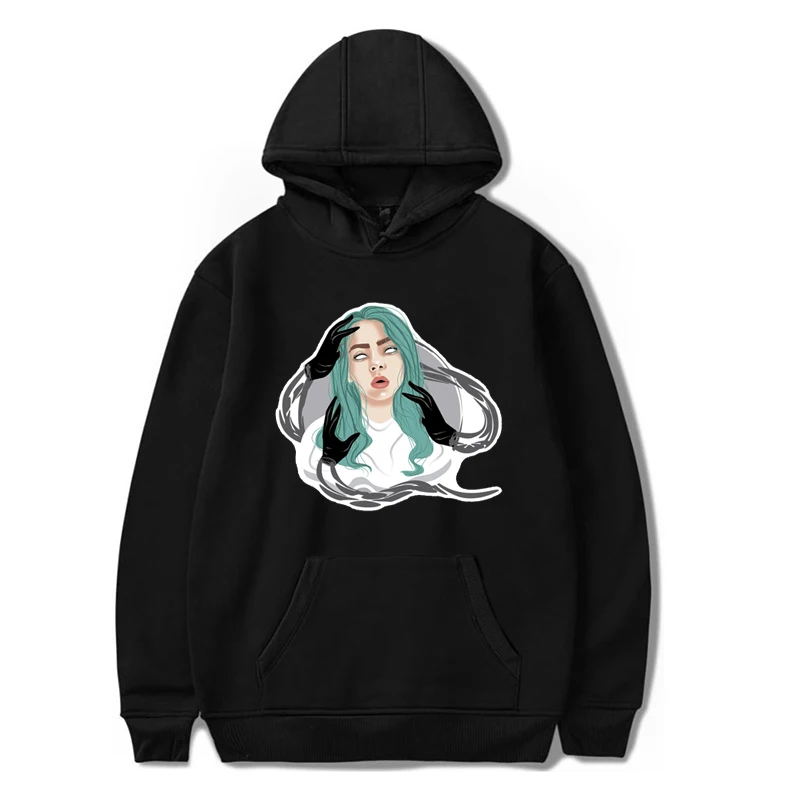 Новое поступление года; детская одежда Billie Eilish; детские толстовки с капюшоном для мальчиков и девочек; толстовки для малышей; повседневные хлопковые топы; сезон осень-зима