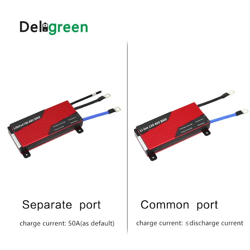 Deligreen 16S Li-Ion BMS 80A 100A 120A 200A 60V PCM/PCB/BMS для Li-PO LiNCM аккумулятор 18650 Ebike заряд разряда