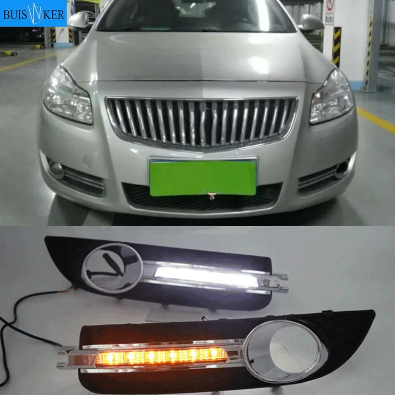 

2PCS LED DRL Daytime Running Light Daylight With Turn Signal Lamp For Buick Regal 2009-2013