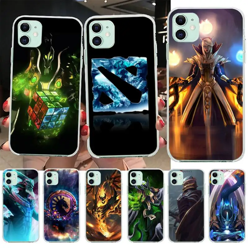 Чехол DOTA 2 для телефона iphone 12 13 Mini SE 2020 5 5S 6 6S Plus 7 8 X XR XS 11 Pro Max Fundas Coque cover | Мобильные
