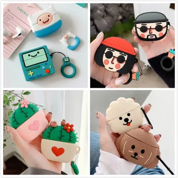 

3D Cartoon Bear Cactus Earphone Case for Airpods Pro Case Silicone Cute Gril Earpods Cover for Apple Air Pods Pro 3 Case Camera