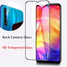 2 в 1 задняя прозрачная пленка для камеры для Redmi Note 8 Pro 9D, Защитное стекло для Xiaomi Redmi Note 8 7 6 5 Pro 4 4X K20 Pro