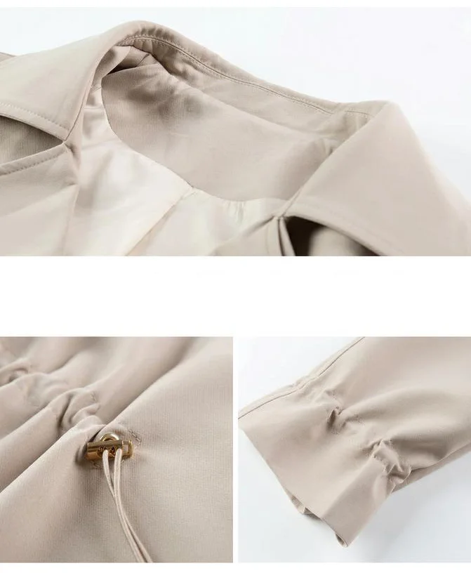 Women Trench New Fashion Women Slim double button Autumn Coat female high quality Casual Windbreak Collection trench coat