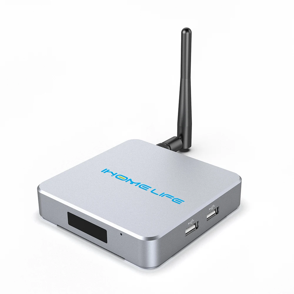 IHOMELIFE Amlogic S905L поддержка 4K 60Fbs 2 4G Wi Fi металлический материал медиаплеер HLQ Pro 1 + 8 Гб