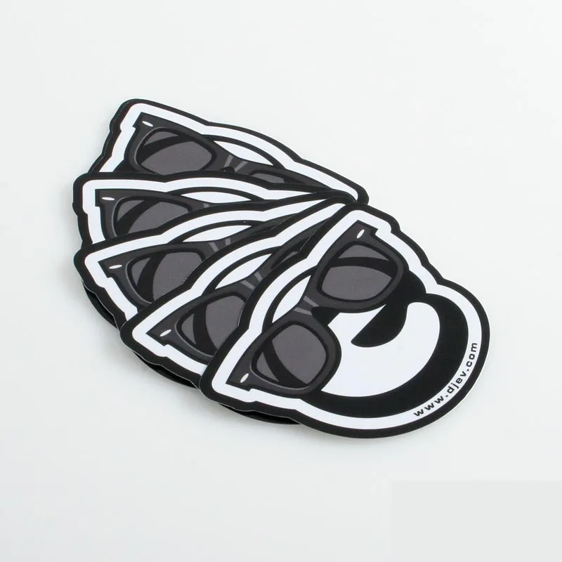 Removable Newest Eco Friendly Transparent Cartoon Vinyl 3D Die Cut Sticker For Kids-PX9062
