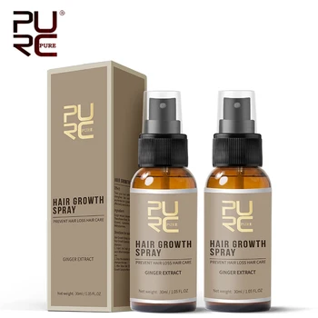 

PURC Hot Sale 2pc 30ml Hair Care Treatment Hair Growth Spray Ginger Extract Prevent Hair Loss Help Hair Growth Hair Care