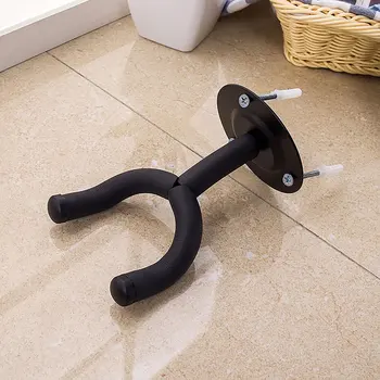 

Compact Deisgn Guitar Hanger Stand Wall Mount Hook Holder Fit For Bass Ukulele And More Musical Instruments