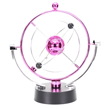 

1Piece Solar System Model Desk Toys Mobile Milky Way Gizmos Perpetual Motion Spherical Pendulum Revolving Desk Orbital Toy