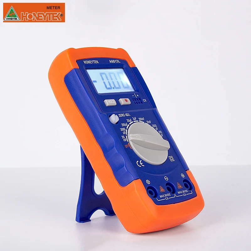 Capacitor Tester Digital Multimeter Tester Professional Capacitor Capacitance Meter Check Capacitors Digital Capacimeter A6013L 4