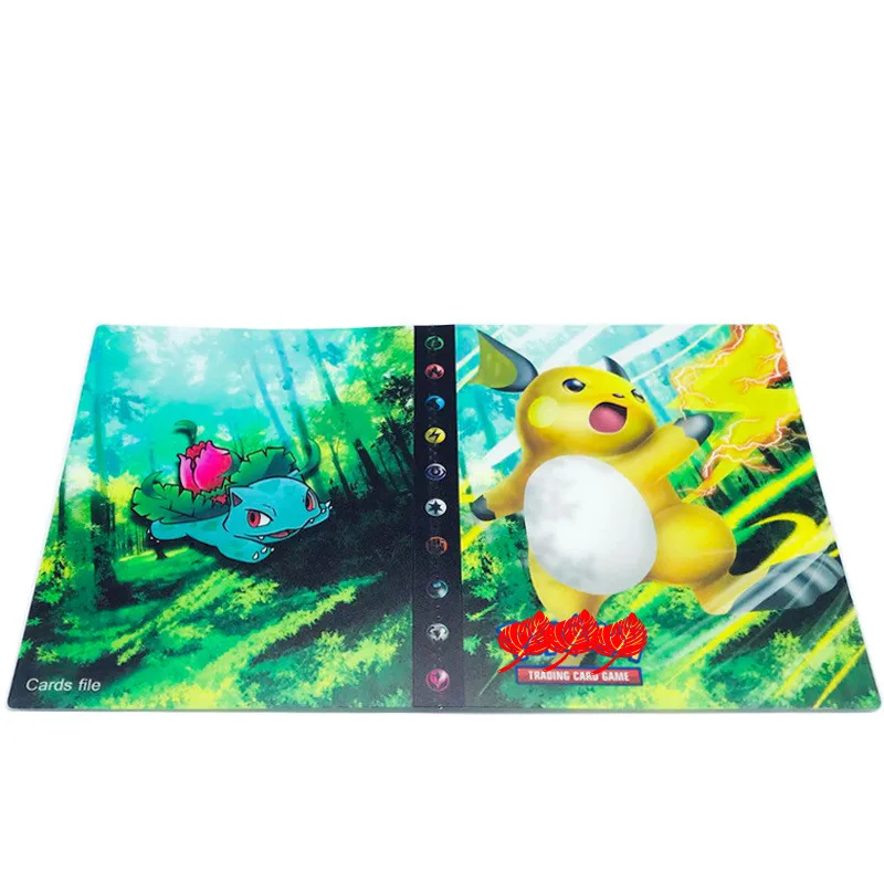 240 шт. держатель Альбом игрушки для новизны подарок Pokemones карты Книга Альбом Книга Топ загруженный список игральные карты - Цвет: 9
