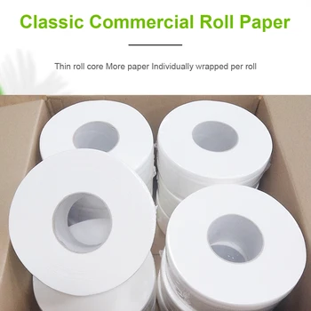 

4-Layer Extra long thicken Jumbo Roll Toilet Paper Native Wood Soft Toilet Paper Pulp Home Rolling Paper tissue fast shipping