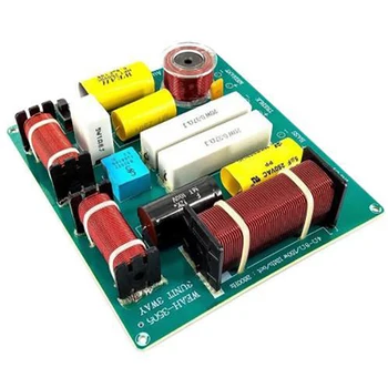 

300W Audio 3 Way Stage Frequency Divider HIFI Random Color 4-8 Ohms Accessories DIY Replacement Bass Speaker Crossover