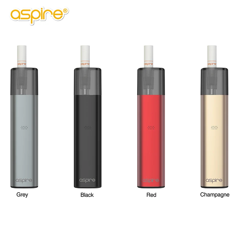 Aspire Vilter Vape Kit Electronic Cigarette Pod Mod System Paper Filter Drip Tip Design For Smoking Quit With 1.0ohm Mesh Coil