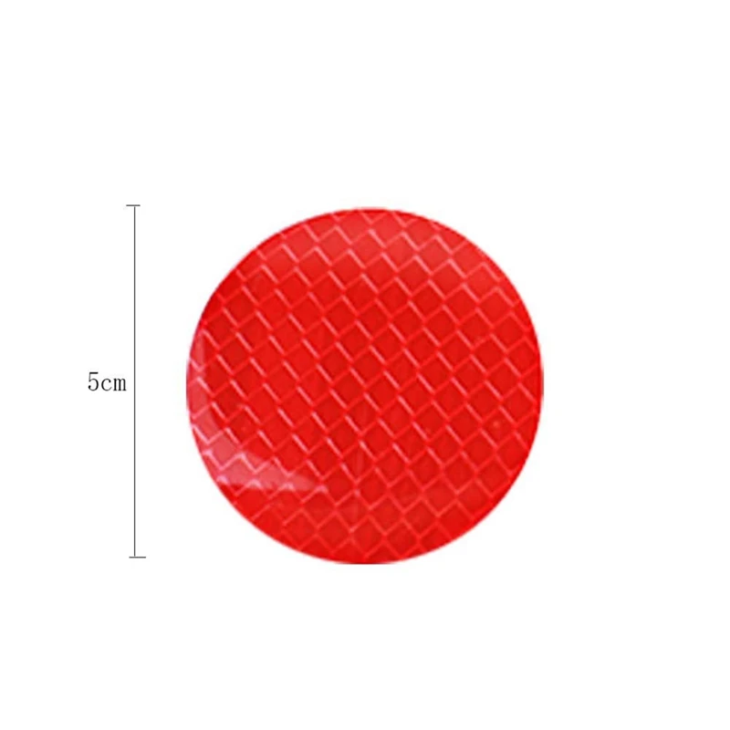 10 шт./партия, автомобильная наклейка, круглая светоотражающая лента Предупреждение ющие отметки, наклейка, аксессуары для стайлинга автомобиля