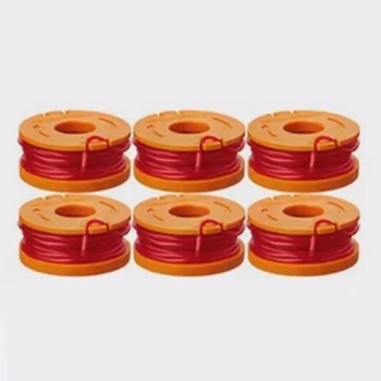 

6x Lawnmower Trimmer Spool Line Replacement For Worx/WA0010 Grass Trim 10-foot