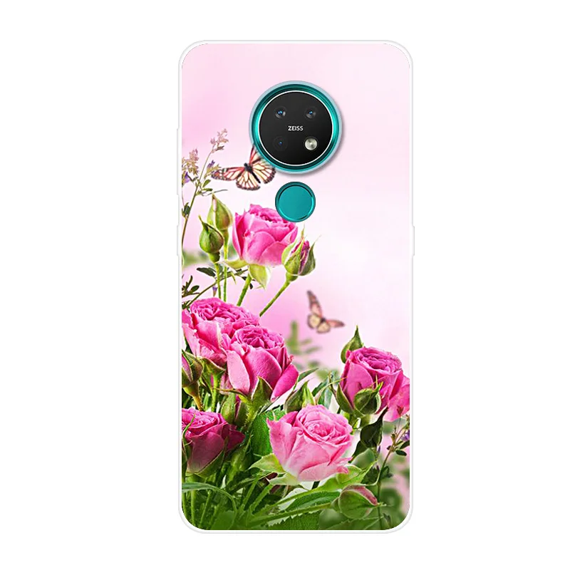 Для Nokia 7 2 чехол Funda для 2019 TA 1196 1181 1178 1193 Чехол Мягкий силиконовый из ТПУ Nokia7.2