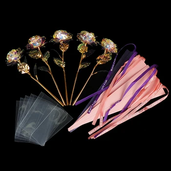 

Creative Gift 24K Foil Plated Rose Gold Rose Lasts Forever Love Wedding Decor Lover Rose Valentine's Day