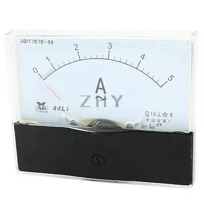 

Fine Turning Dial Panel Ammeter Tester AC 0 - 5A Measuring Range 44L1
