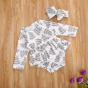 

Autumn Newborn Infant Baby Girl Romper Soft Ruffles Long Sleeve Jumpsuit Cute Baby Girl Clothes