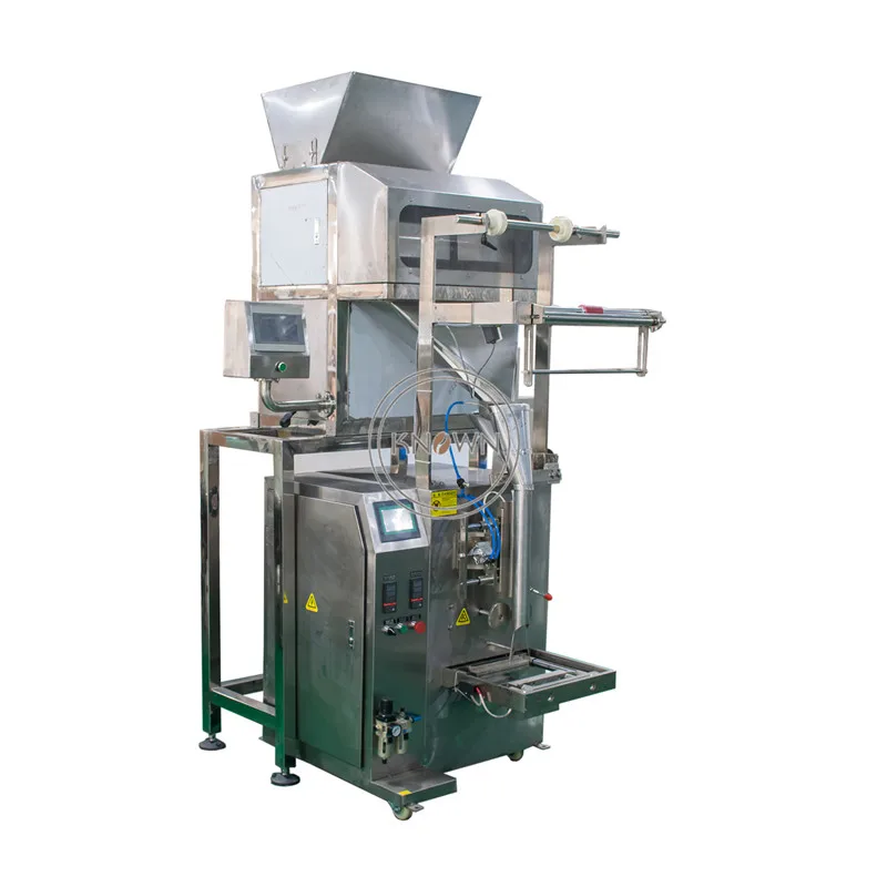 

Automatic 2 Head weigher back seal granule packaging pouch packing machine