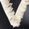 1meter Natural White Chicken Feathers Trim Fringe 10-15cm Rooster Feather Ribbon for Festival&Party Clothing Decoration Craft ► Photo 2/6