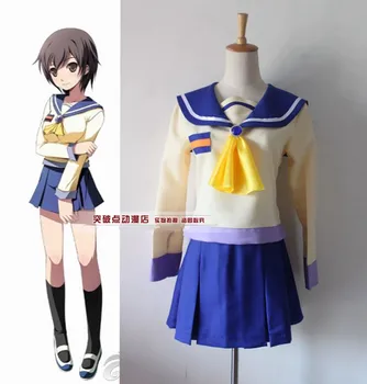 

Hot Anime Corpse Party Naomi Nakashima Cosplay Costumes School Uniform Skirt For Role Play Clothing S-XL Or Custom-Make Any Size