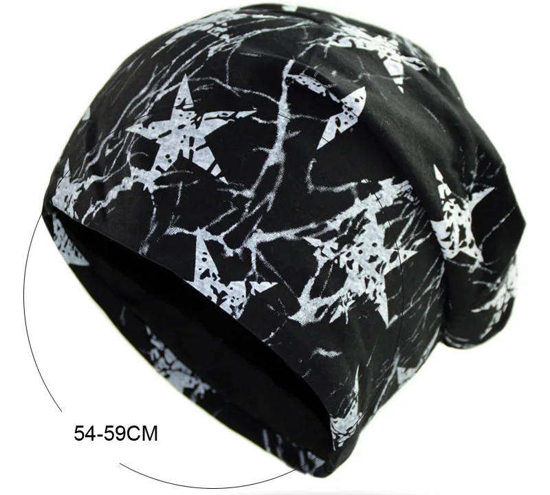 New Arrival Cotton Polyester Autumn Winter Unisex Hip Hop Skullies Beanies Hat Double Layer Casual Headwear Winter Hats For Men