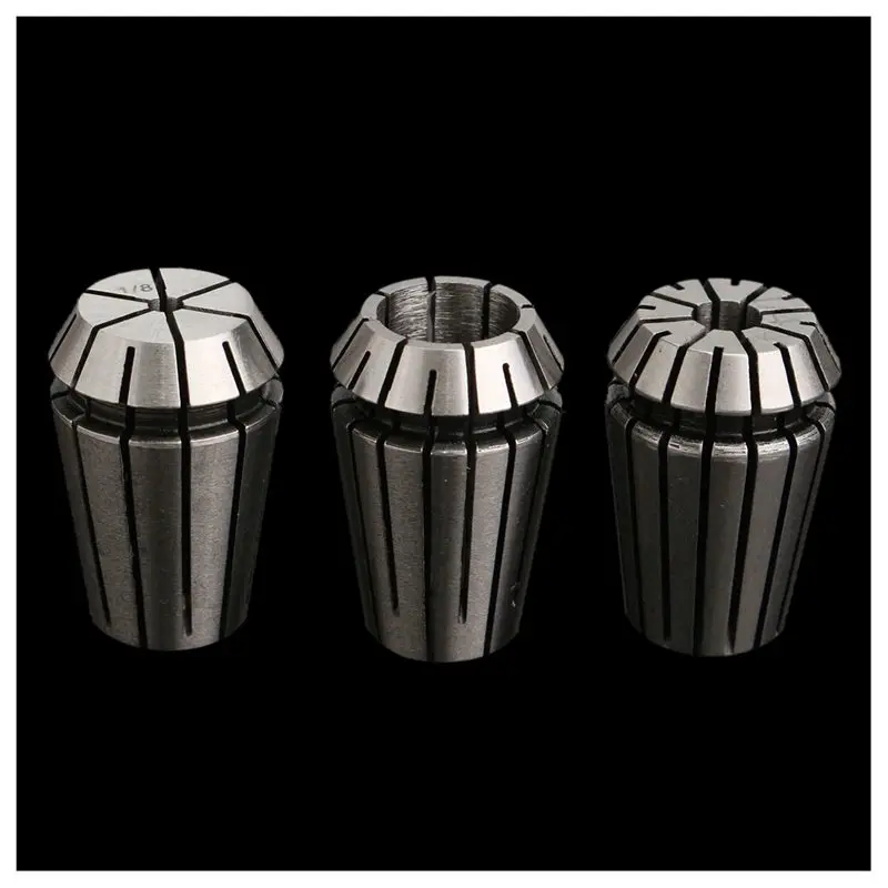 3pcs ER20 Spring Collet Chuck Lathe Milling CNC Engraving Holder 1/8 inch 1/4 inch 1/2 inch